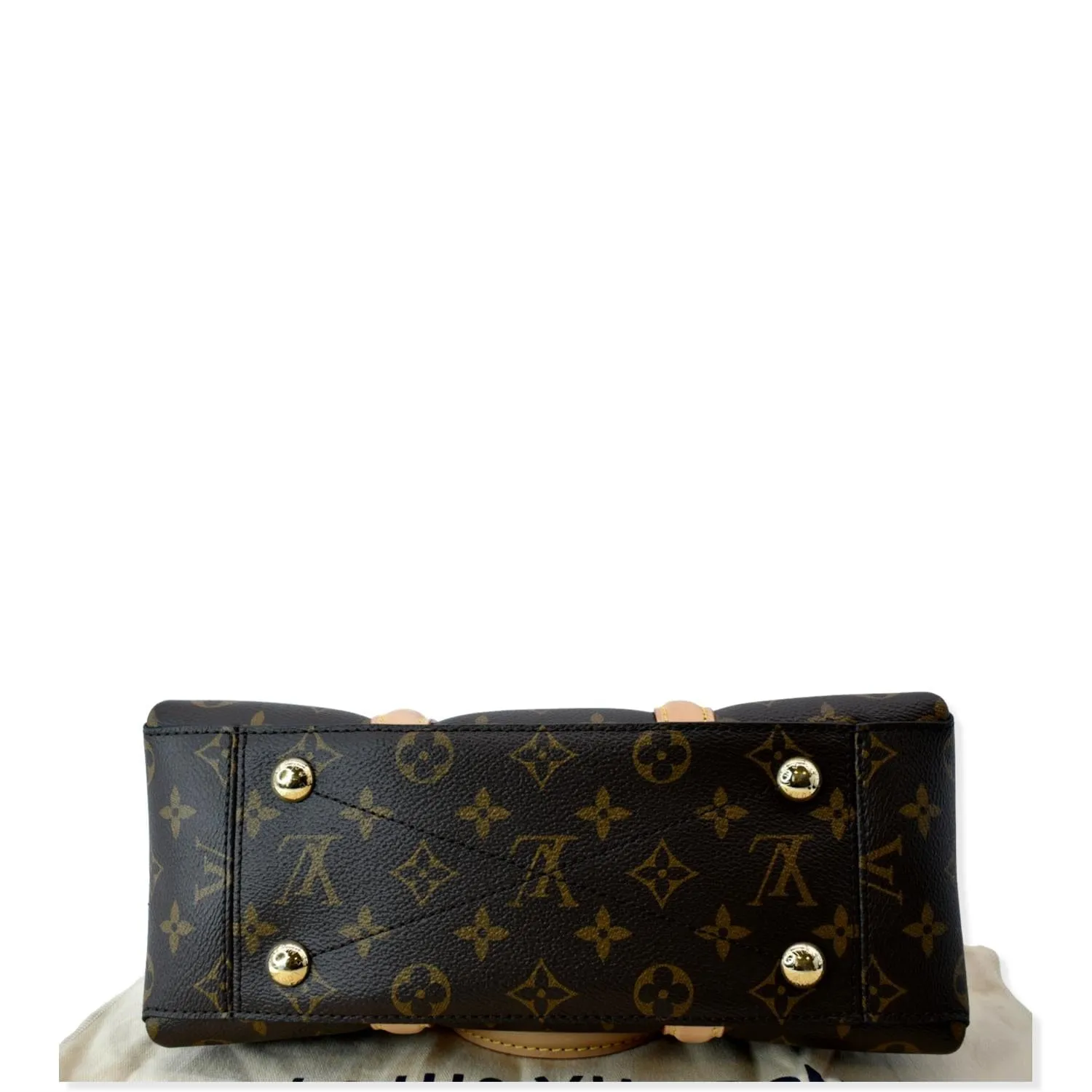 LOUIS VUITTON Soufflot BB Monogram Canvas Shoulder Crossbody Bag Brown