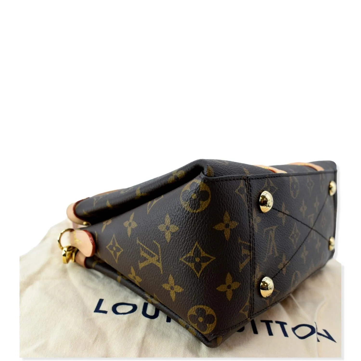 LOUIS VUITTON Soufflot BB Monogram Canvas Shoulder Crossbody Bag Brown