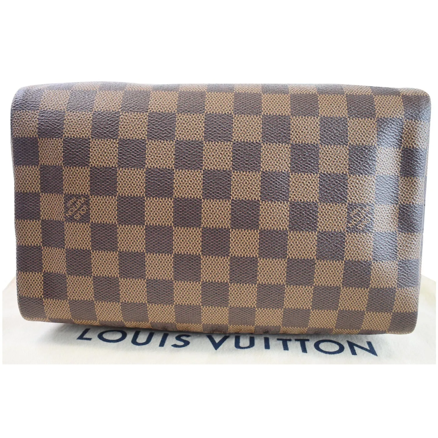 LOUIS VUITTON Speedy 25 Bandouliere Damier Ebene Shoulder Bag Brown