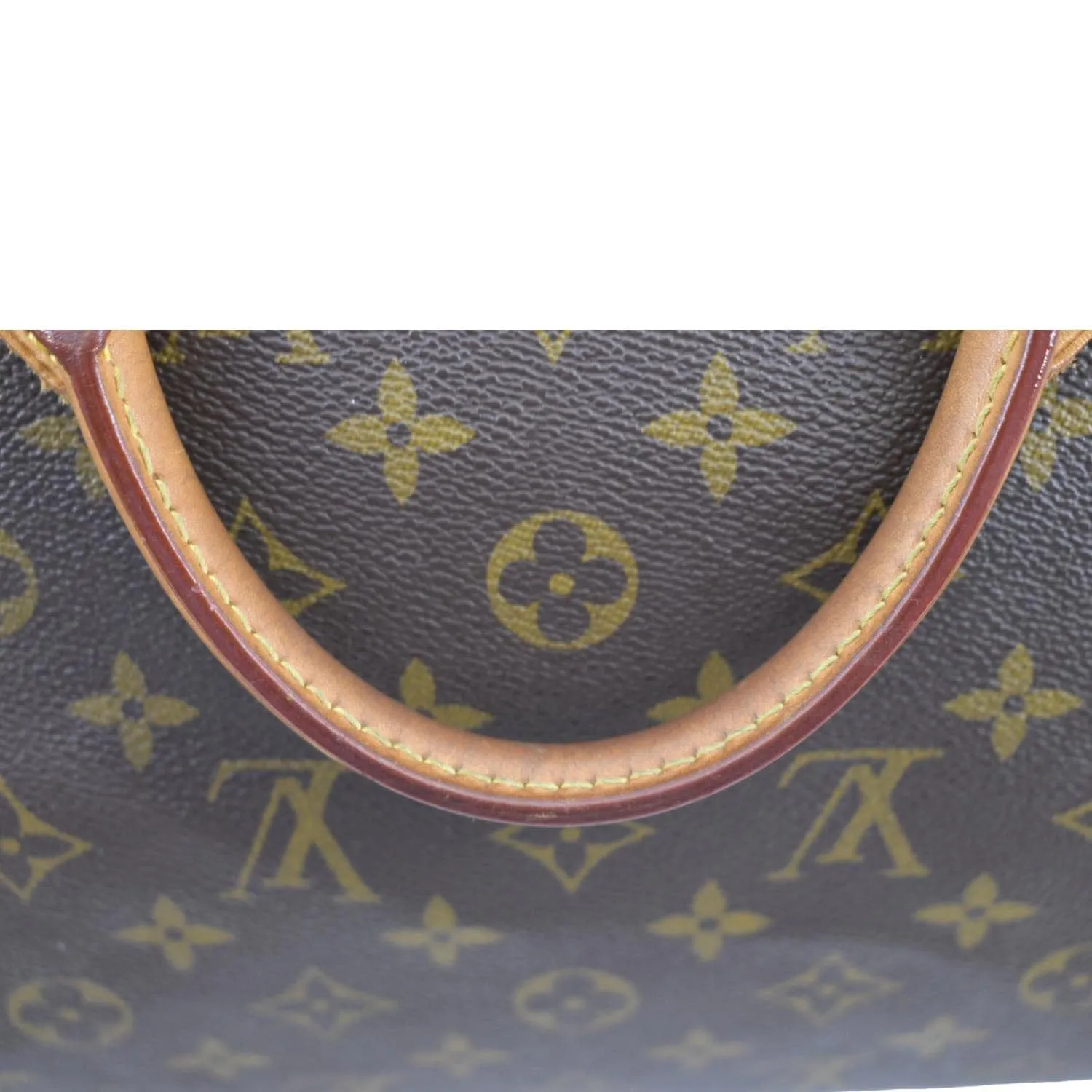 LOUIS VUITTON Speedy 30 Bandouliere Monogram Canvas Shoulder Bag Brown