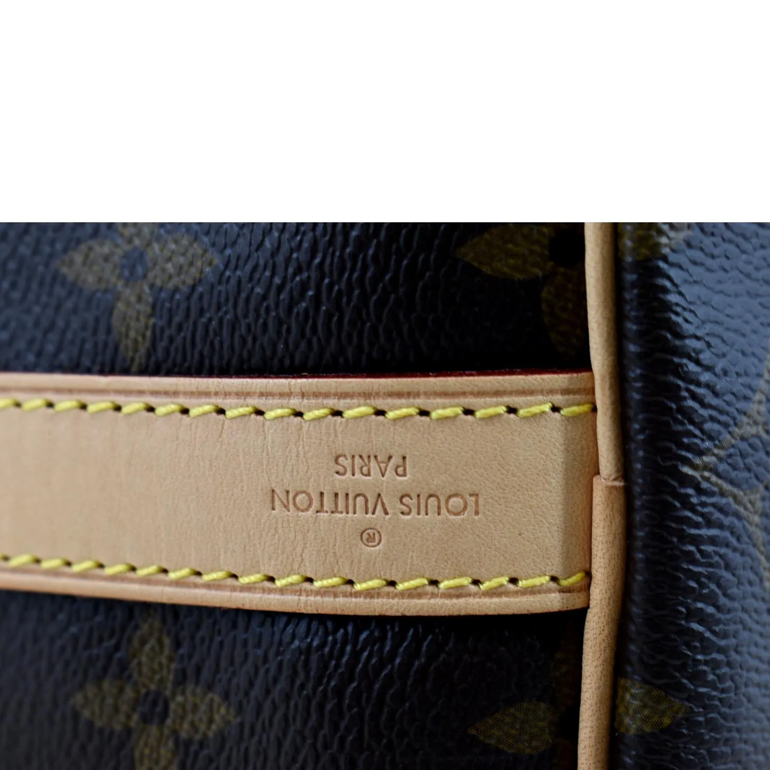 LOUIS VUITTON Speedy 35 Bandouliere Monogram Canvas Shoulder Bag Brown