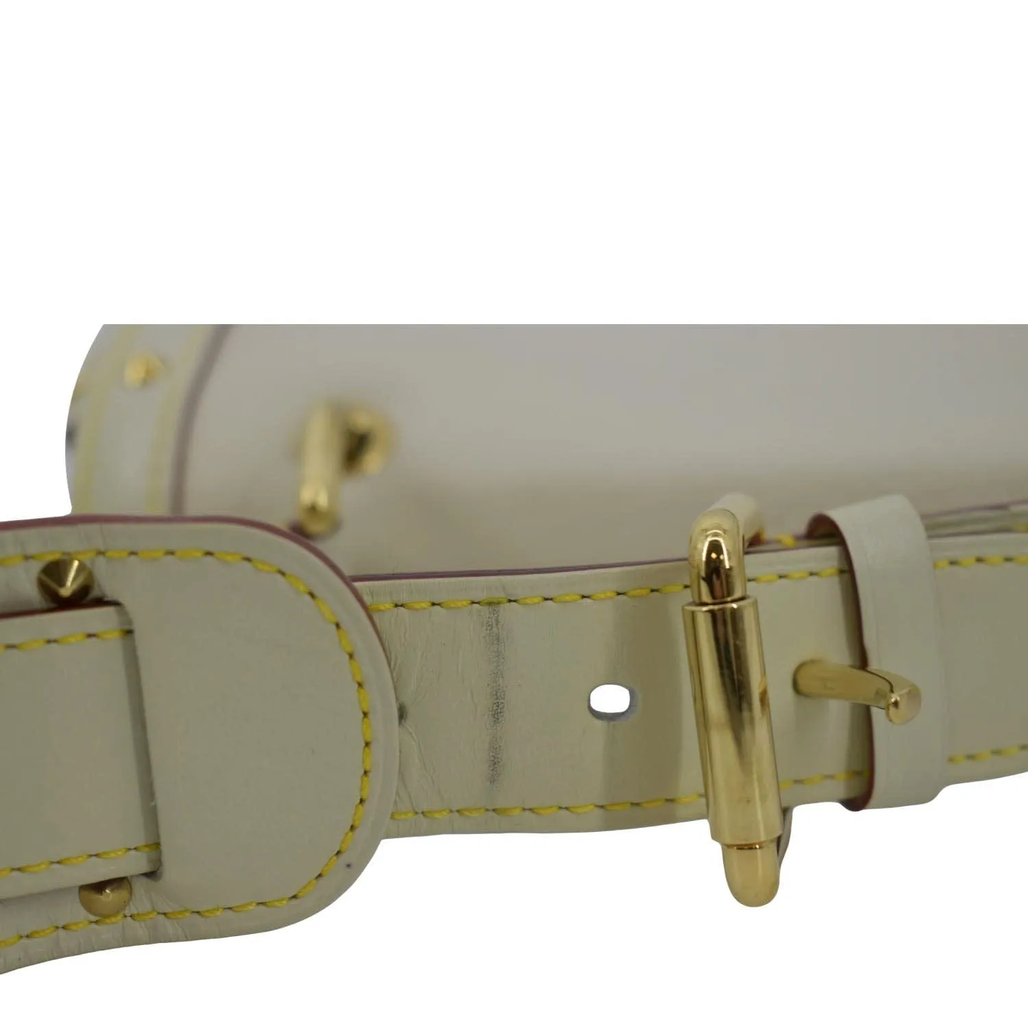 LOUIS VUITTON Suhali Le Talentueux Leather Shoulder Bag White