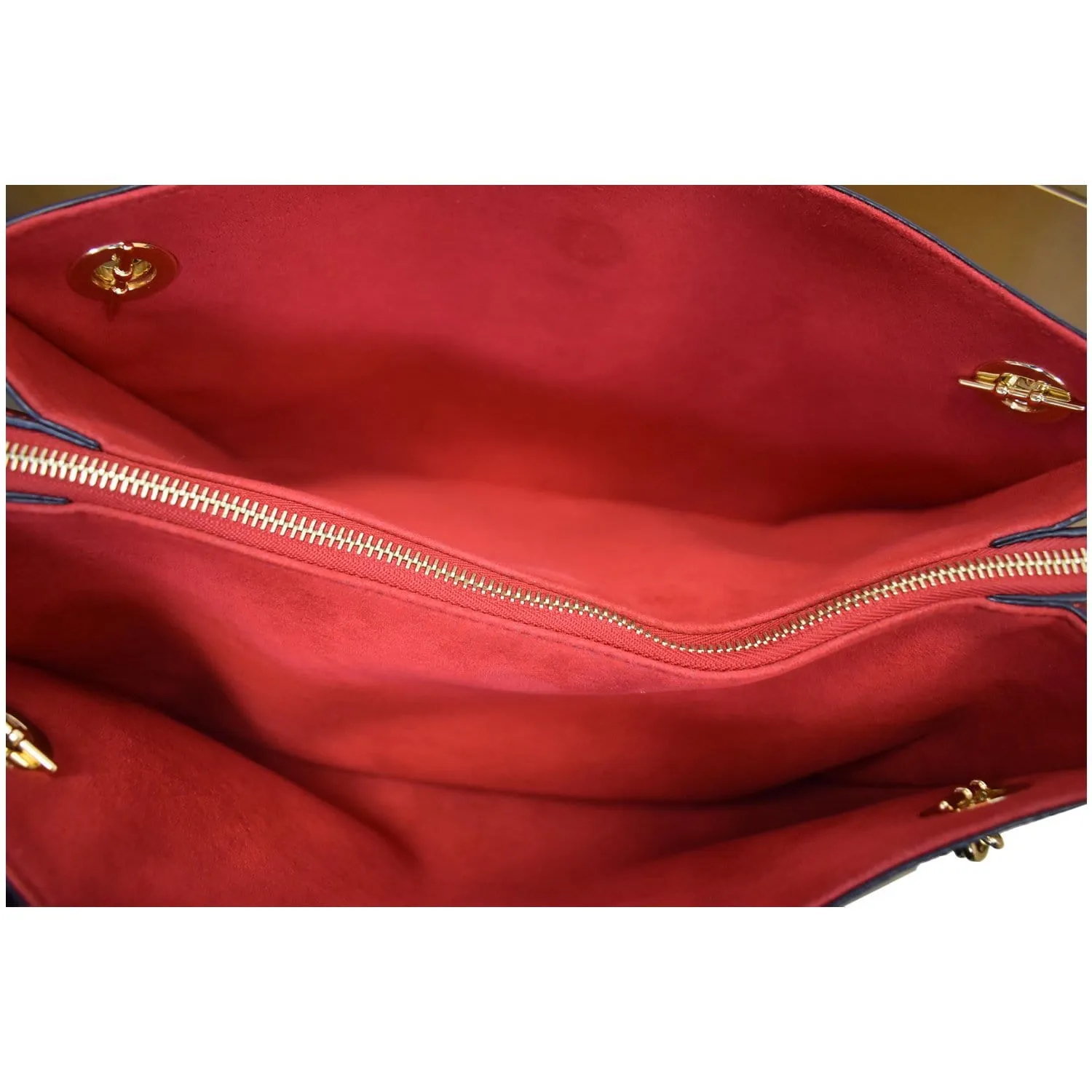 LOUIS VUITTON Surene MM Monogram Canvas Shoulder Bag Cerise
