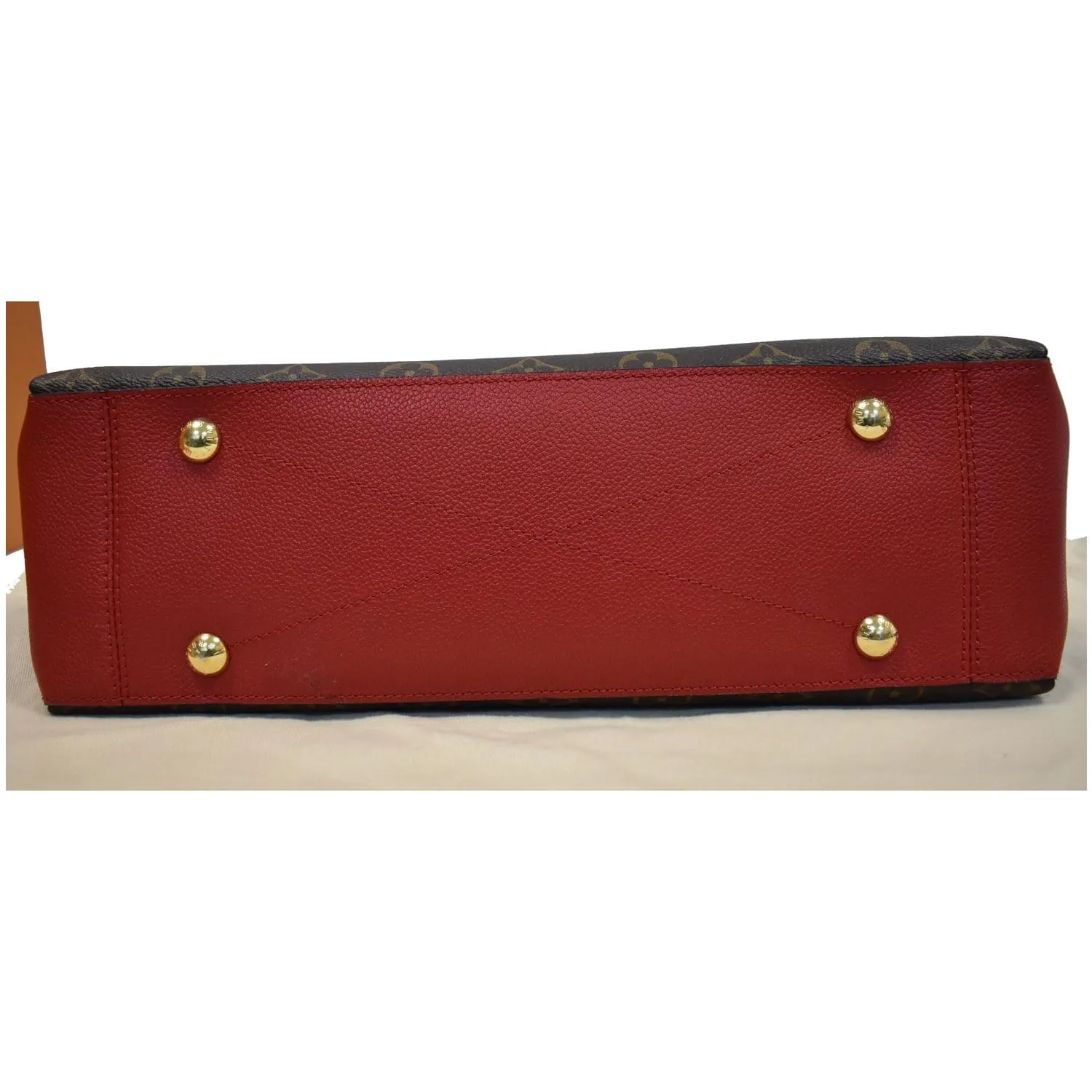 LOUIS VUITTON Surene MM Monogram Canvas Shoulder Bag Cerise