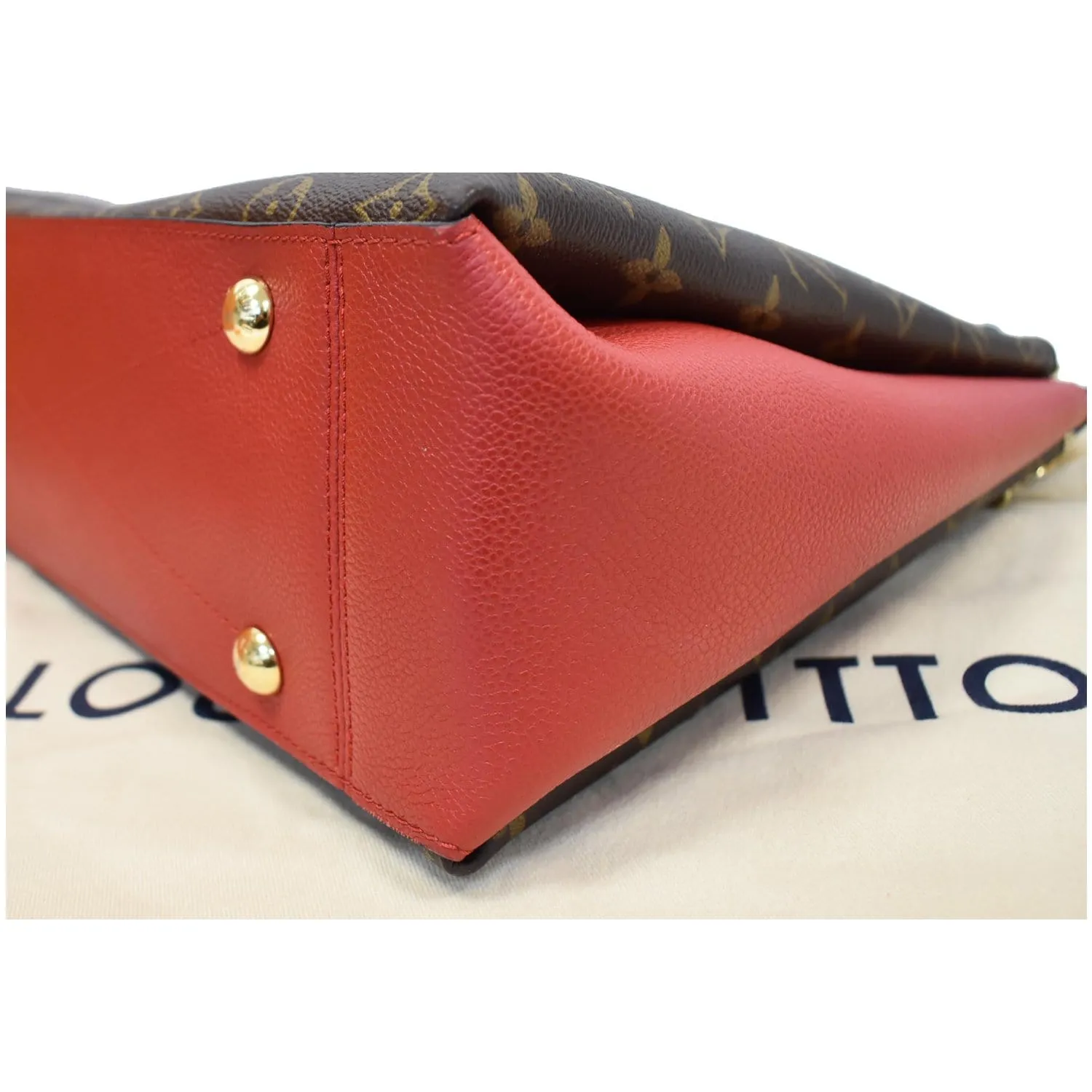 LOUIS VUITTON Surene MM Monogram Canvas Shoulder Bag Cerise