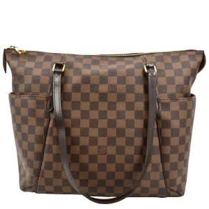 LOUIS VUITTON  Totally MM Damier Ebene Shoulder Bag Brown