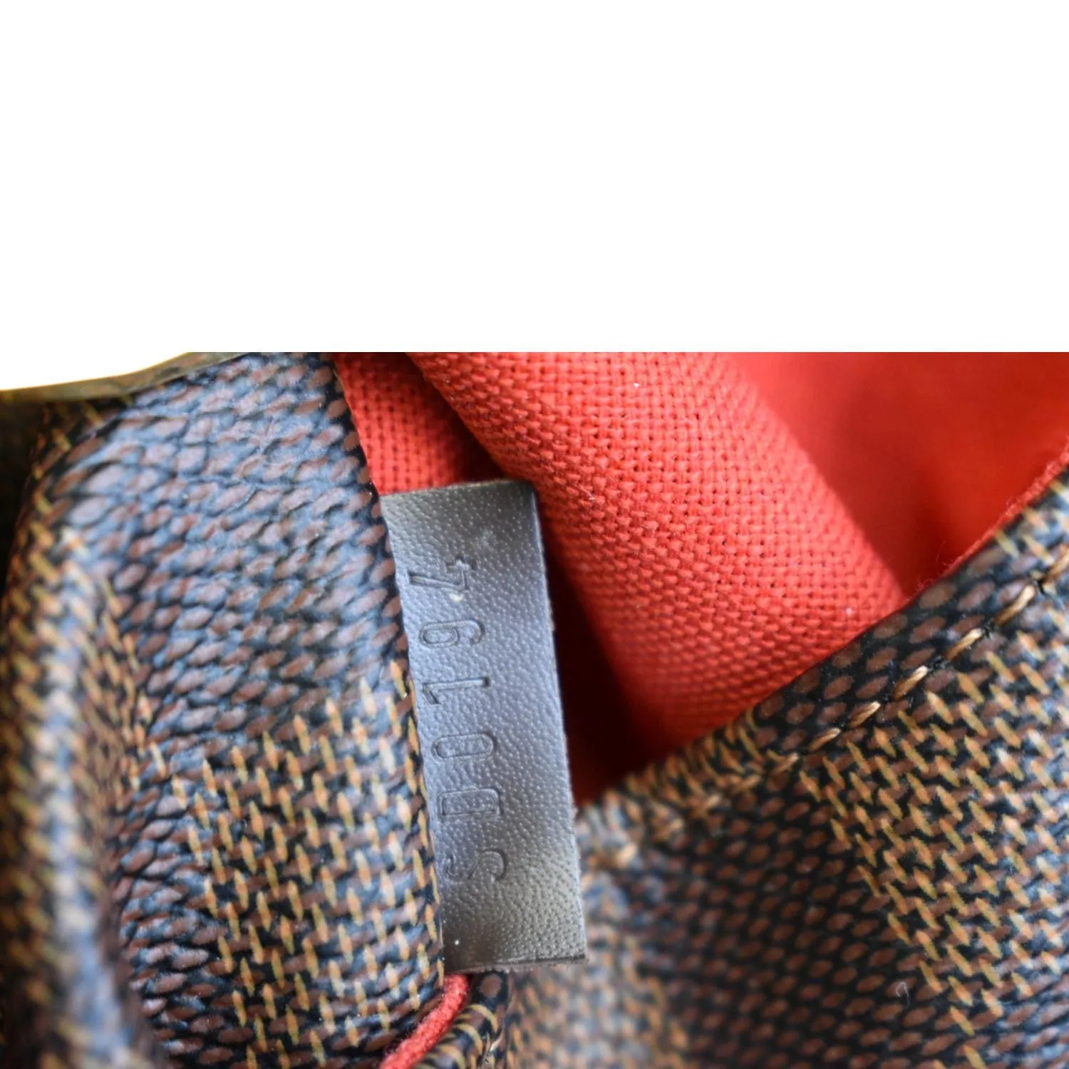 LOUIS VUITTON Totally PM Damier Ebene Shoulder Bag Brown
