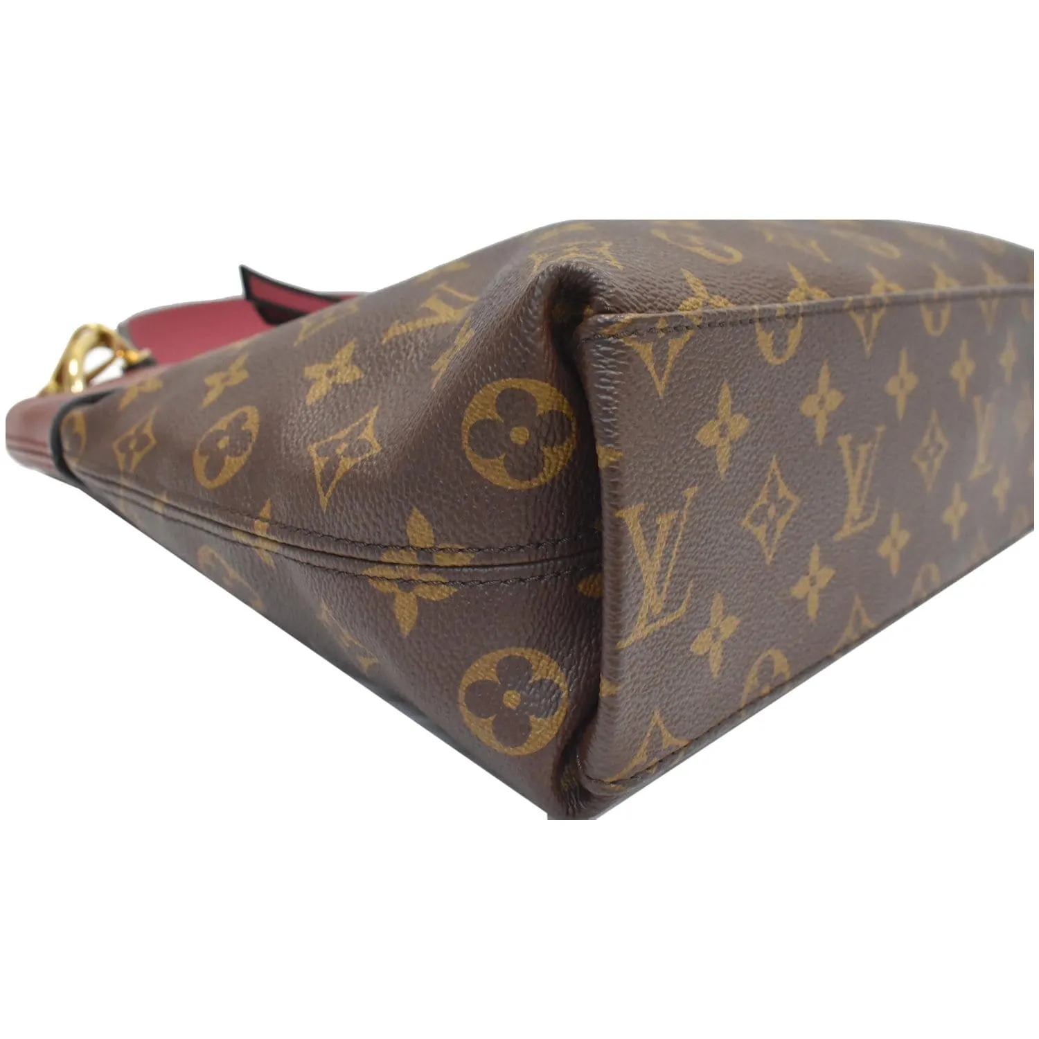 LOUIS VUITTON Tuileries Besace Monogram Canvas Shoulder Bag Rose Bruyere