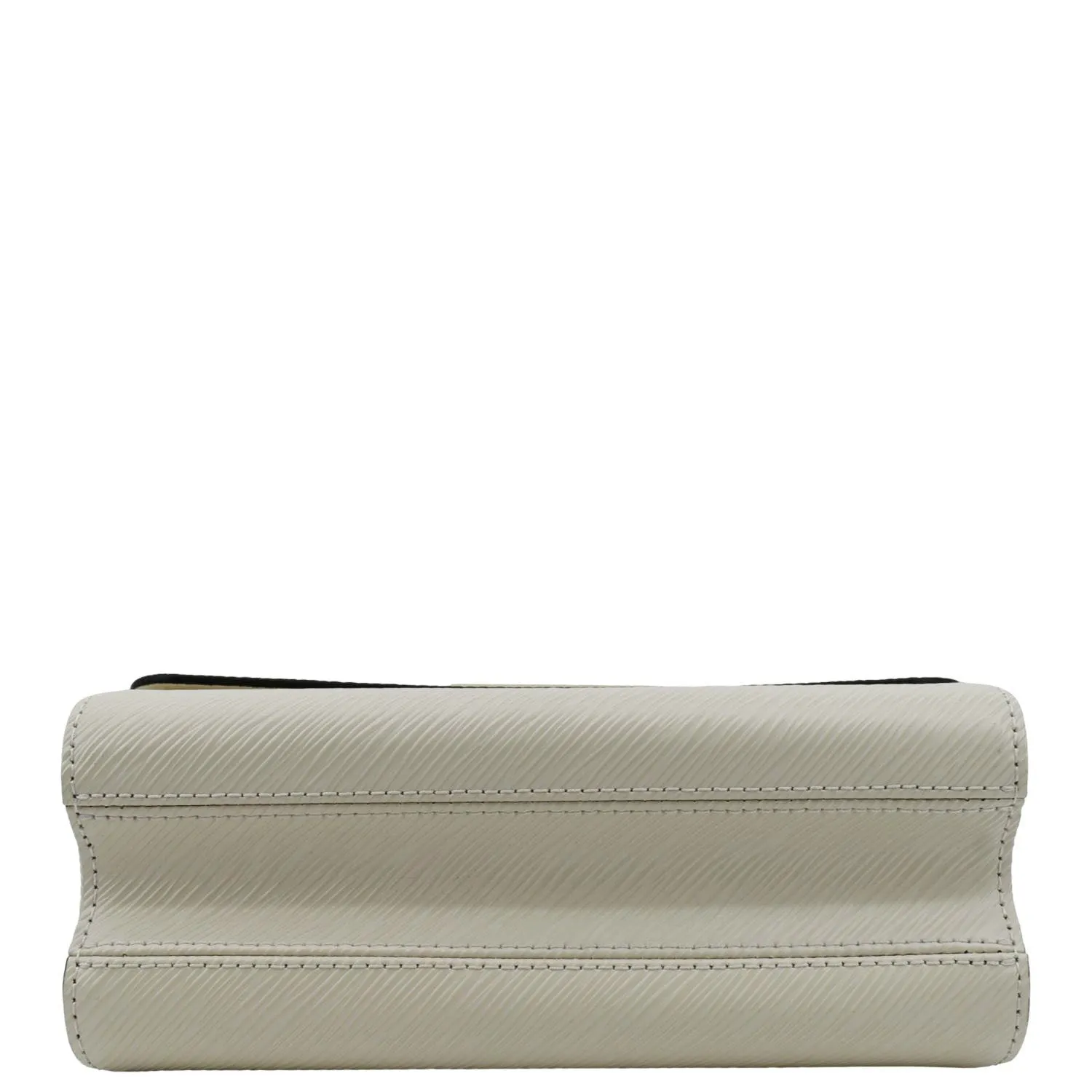 LOUIS VUITTON Twist Flower Epi Leather Chain Shoulder Bag Off White