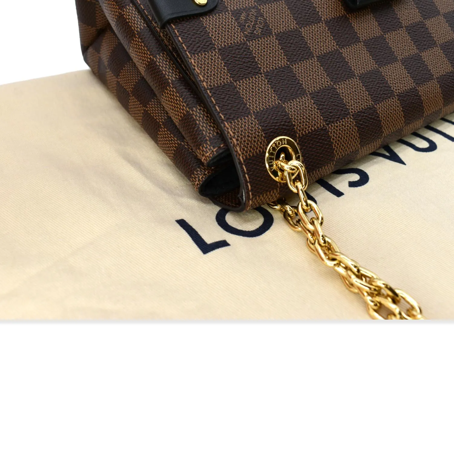 LOUIS VUITTON Vavin PM Damier Ebene Crossbody Bag Brown - Hot Deals