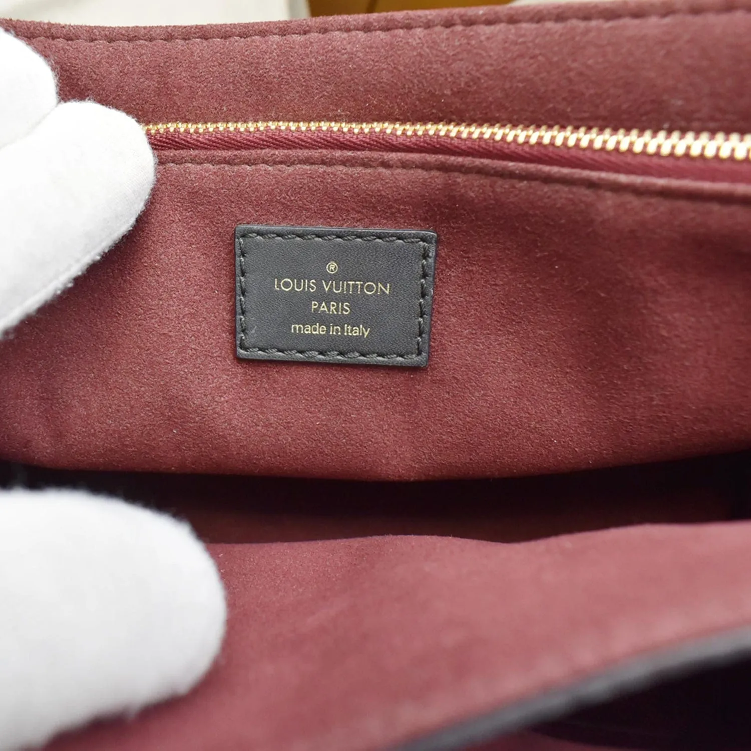 LOUIS VUITTON Vavin PM Damier Ebene Shoulder Bag Brown