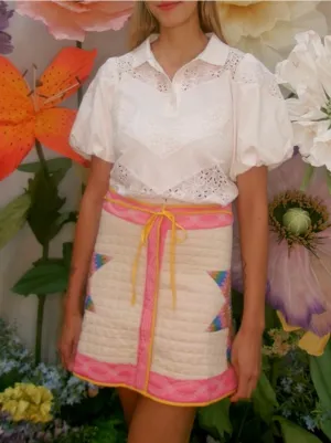 Louise Skirt White Multi