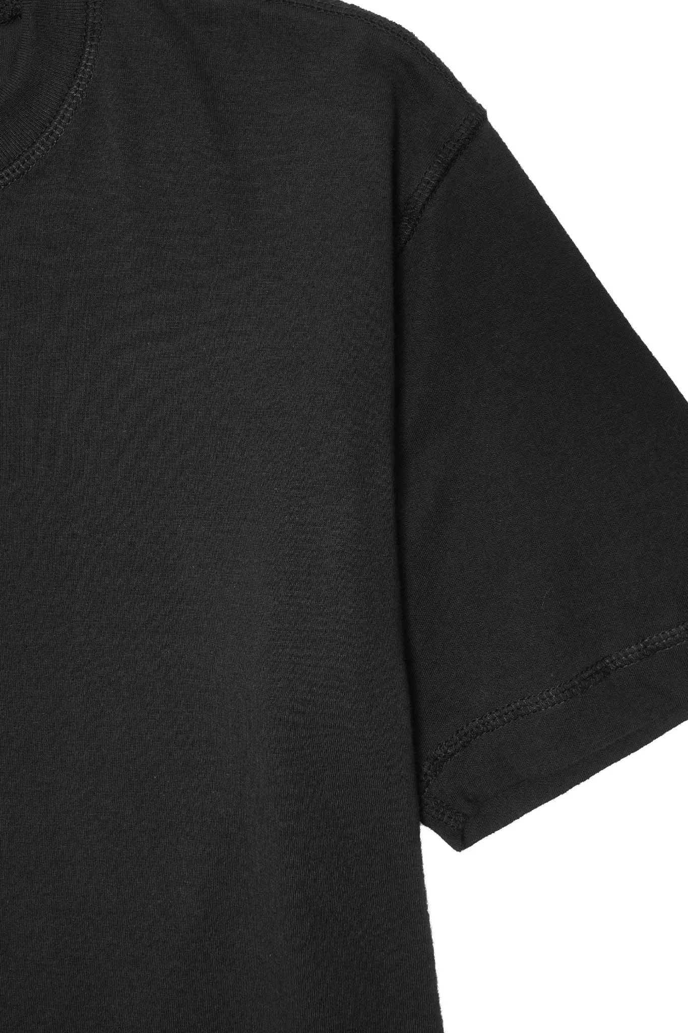LOUNGE LITE TEE IN CAVIAR