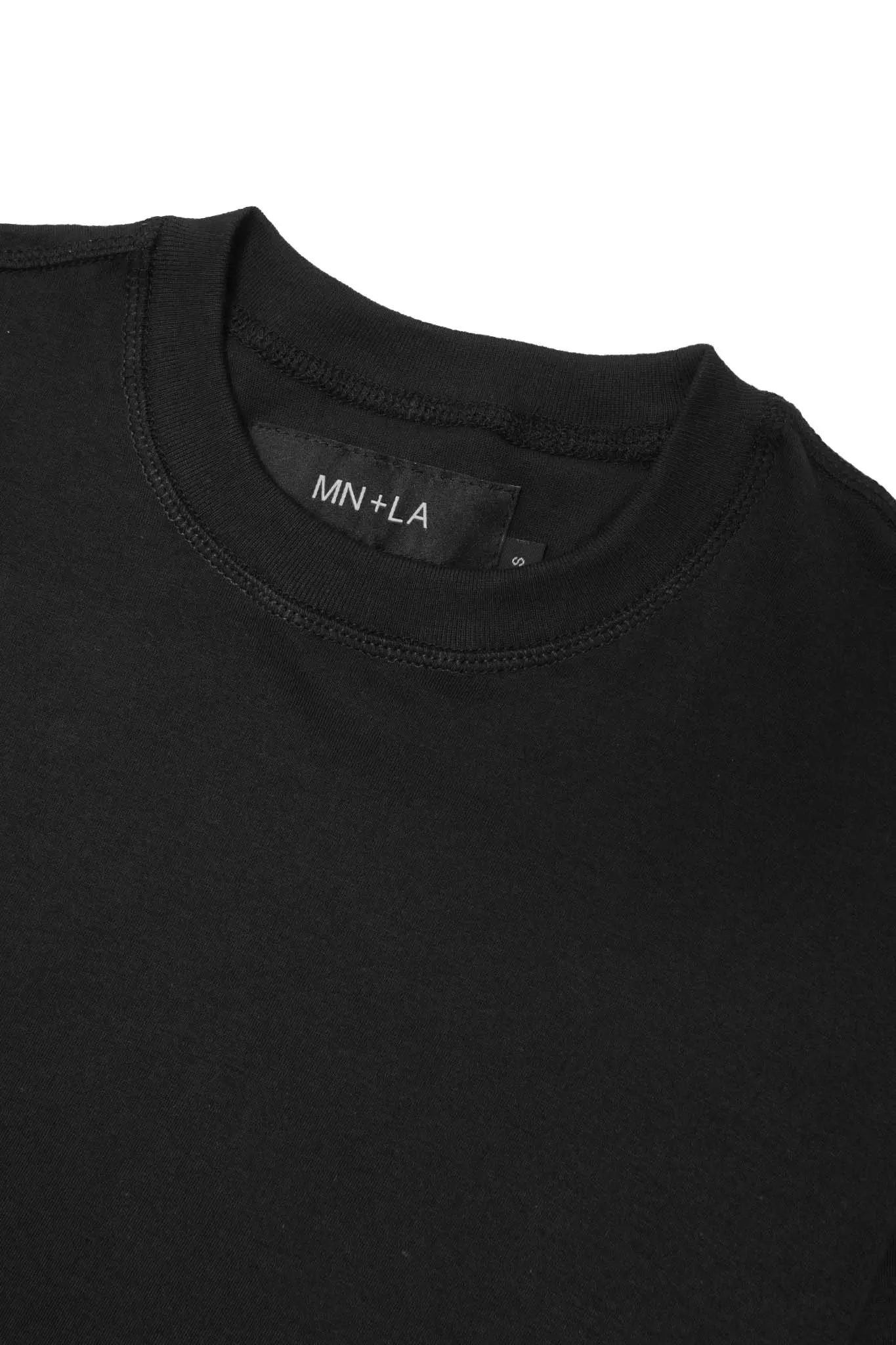 LOUNGE LITE TEE IN CAVIAR