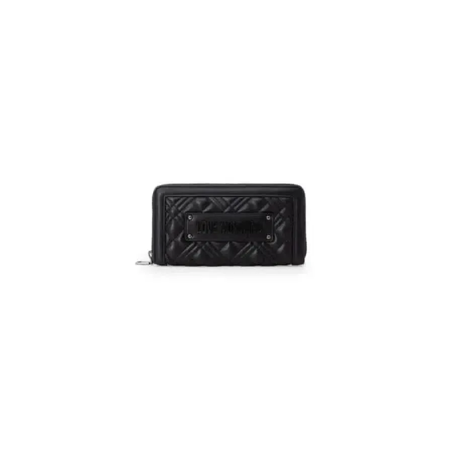Love Moschino Women's Black Wallet with Zip Closure