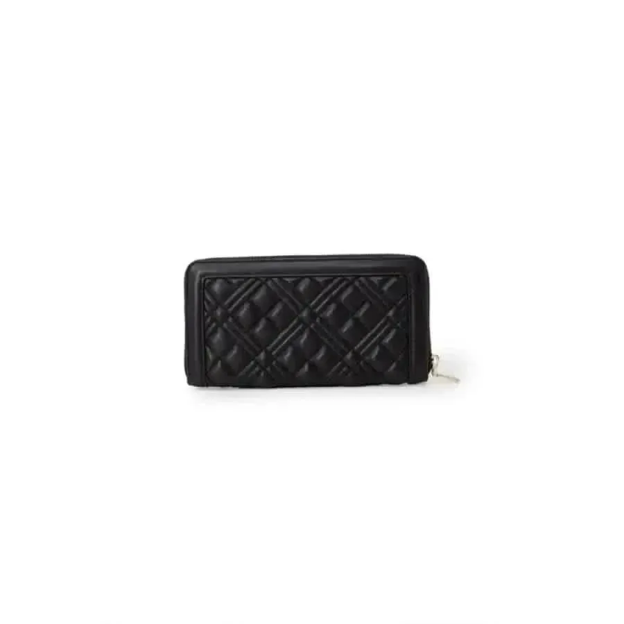 Love Moschino Women's Black Wallet with Zip Closure