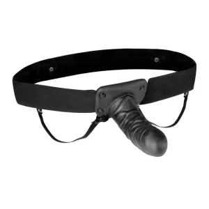 Lux Fetish Unisex Vibrating Hollow Strap-on