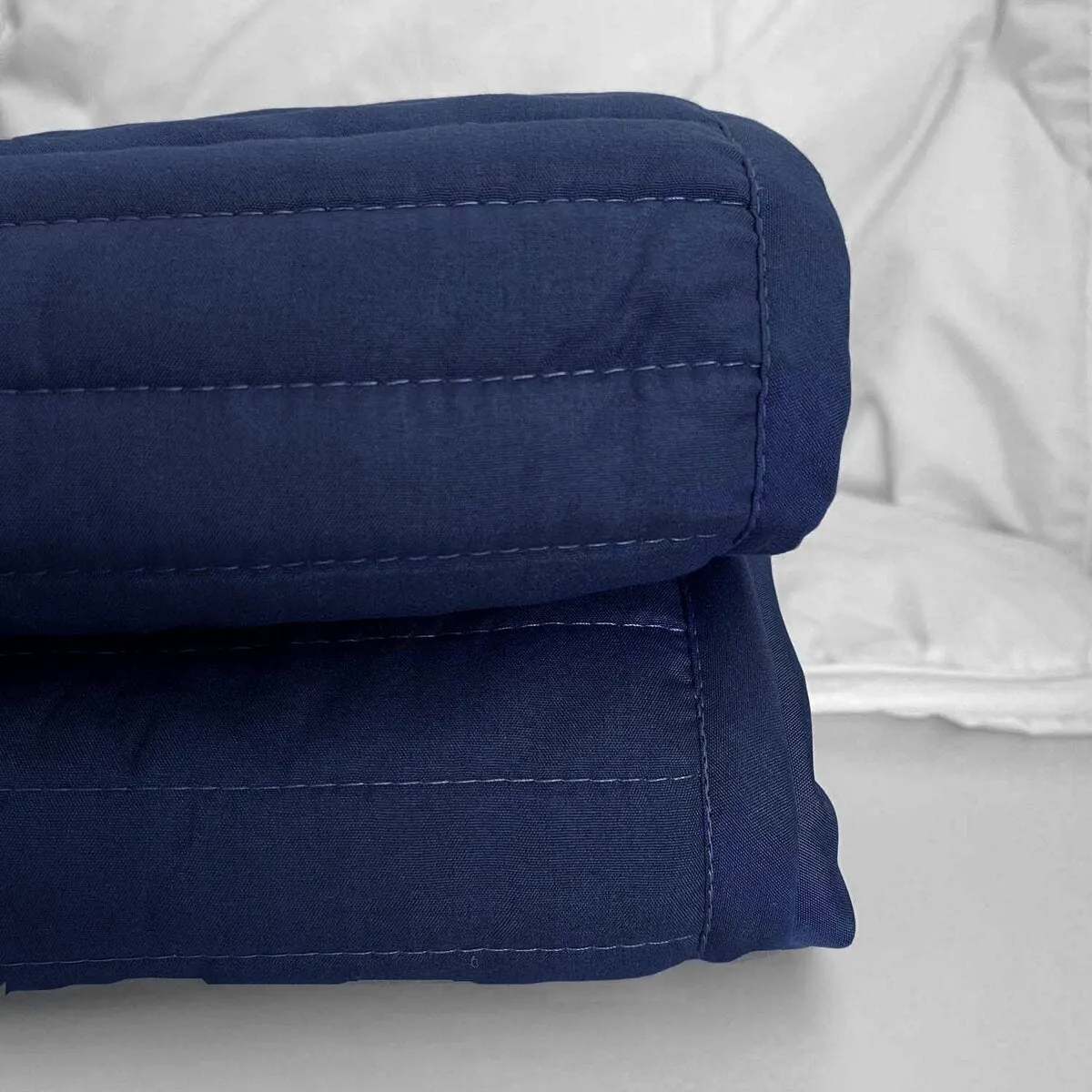 Luxton Ezy Quilted Valance - Navy
