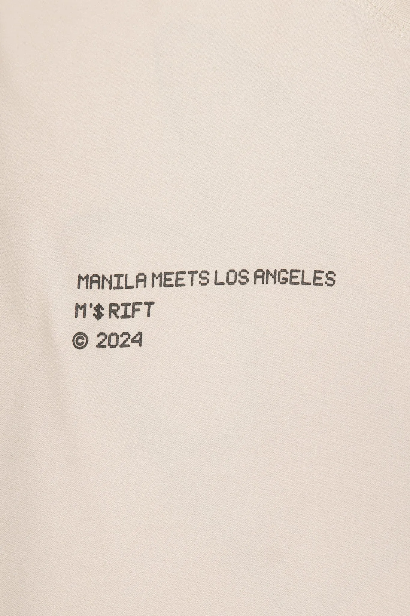 M'$ RIFT VAST TEE IN OAT