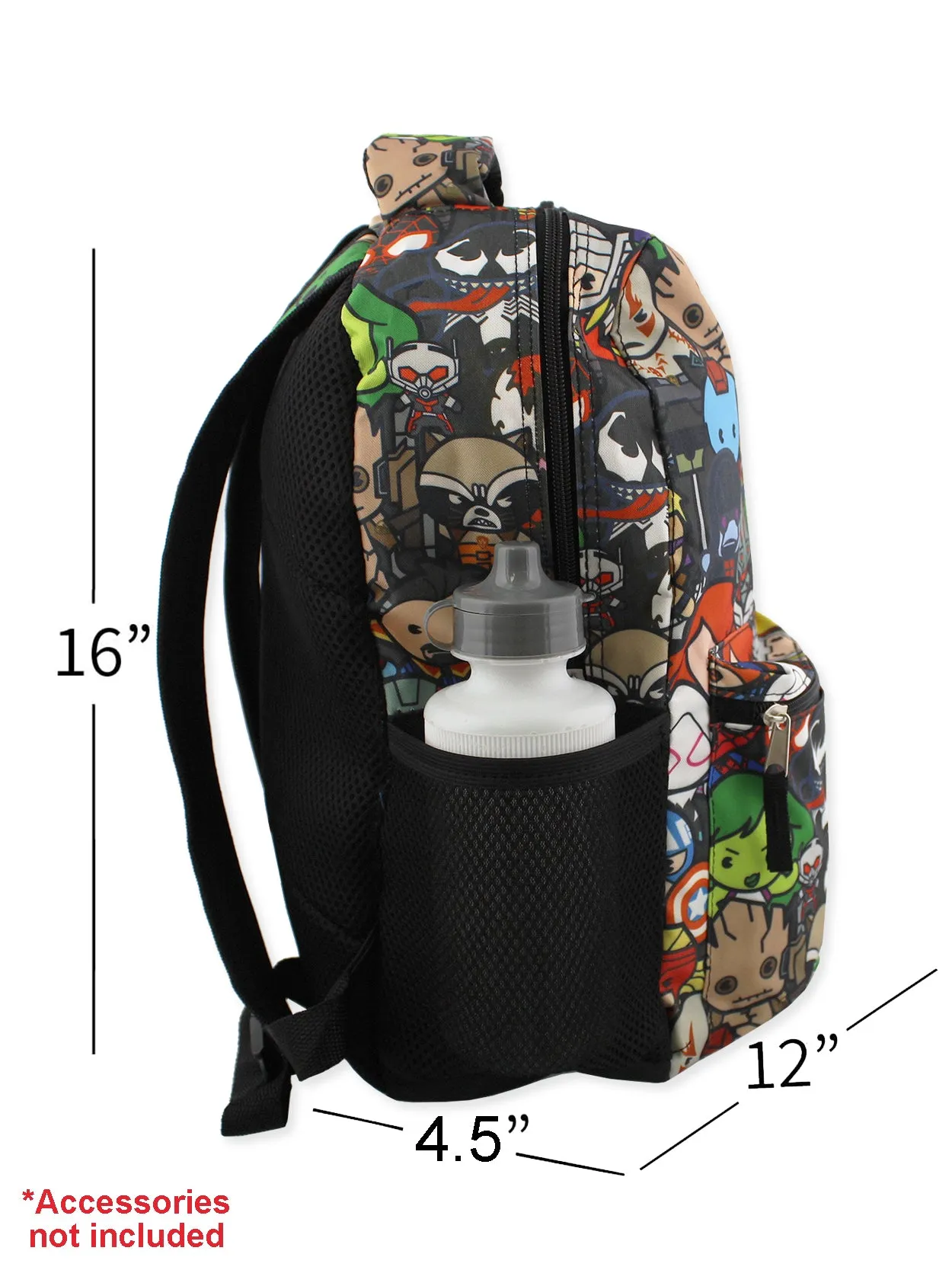 Marvel Kawaii Avengers 16" School Backpack