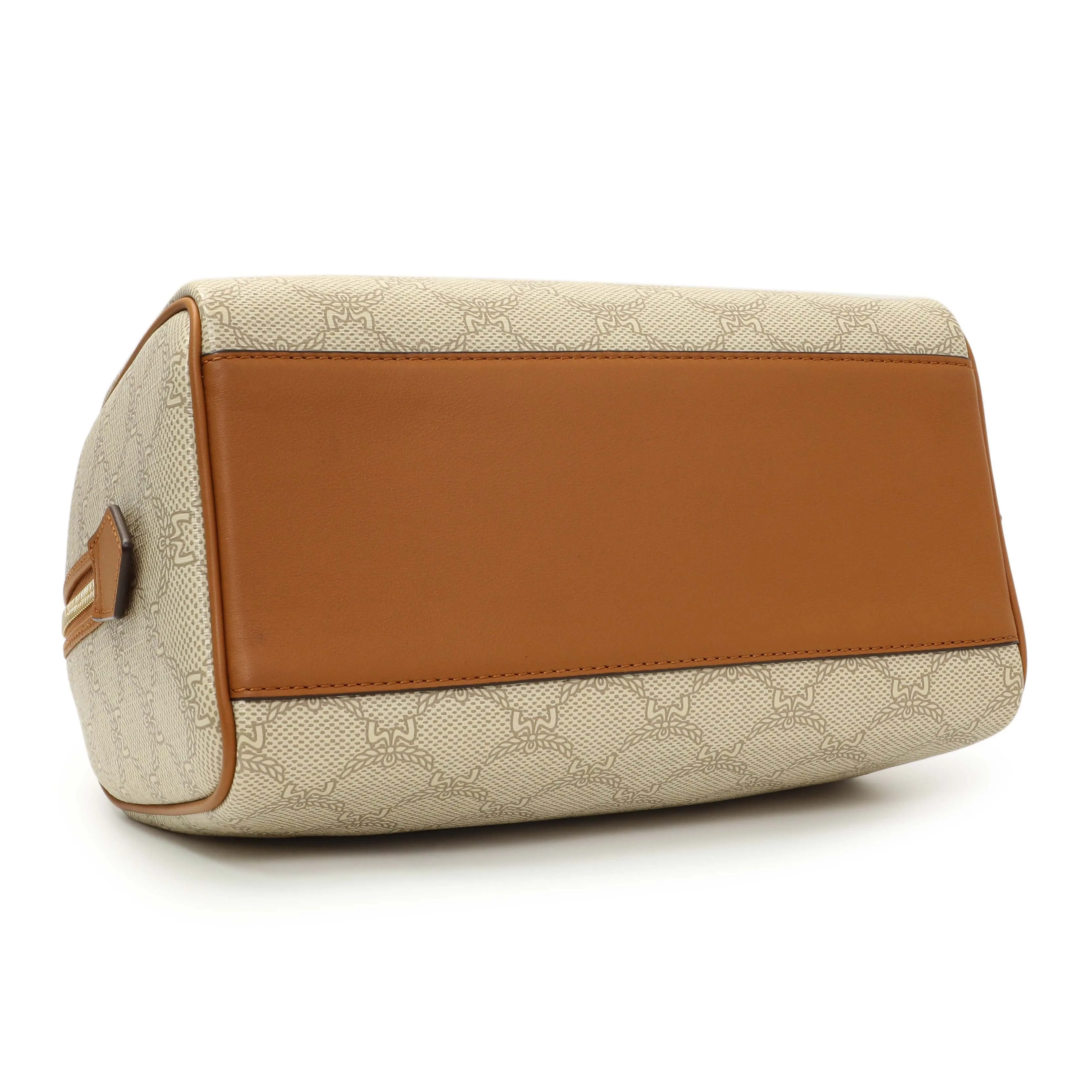 MCM Lauretos Monogram Ella Boston Bag