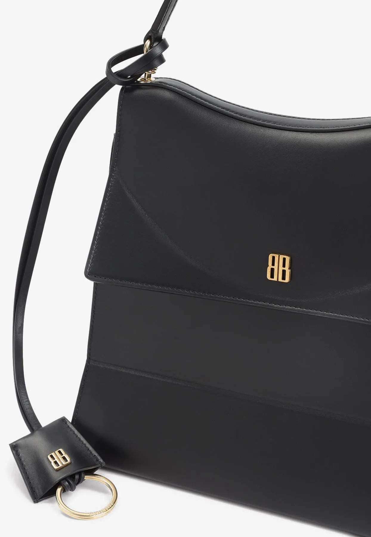 Medium Nano Leather Shoulder Bag
