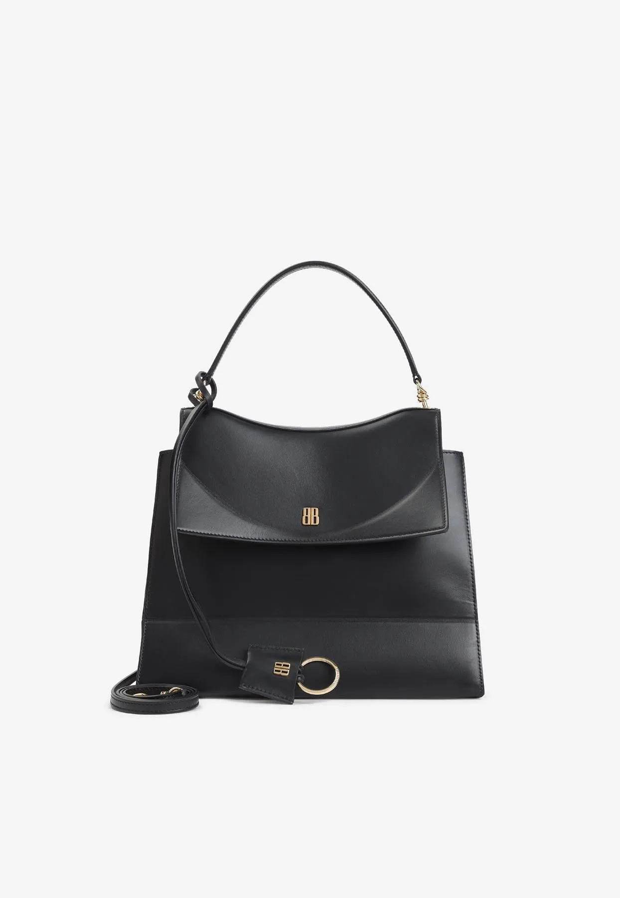 Medium Nano Leather Shoulder Bag