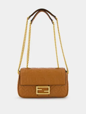 Medium Orange Baguette Chain Bag
