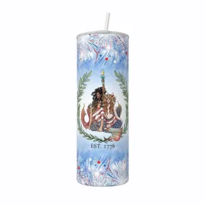 Mermaids For America Insulated Tumbler