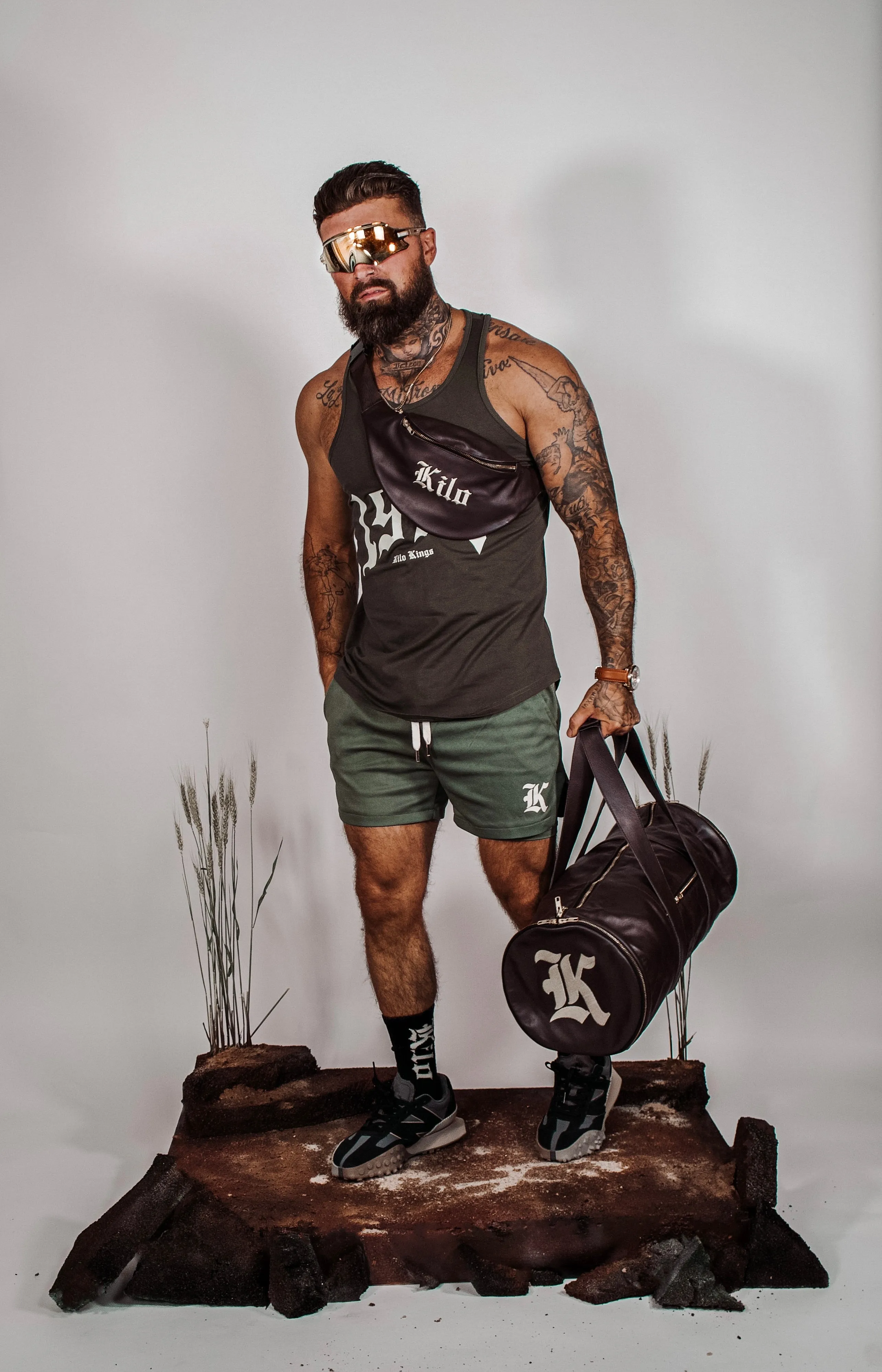 Mesh Liner Shorts (Sage Green)