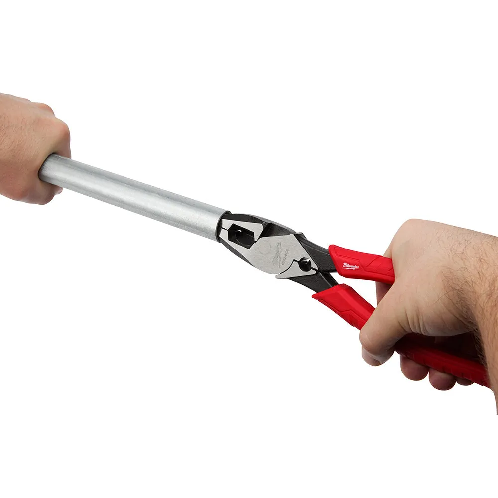 Milwaukee 48-22-6100 9" Comfort Grip High Leverage Lineman's Pliers with Crimper