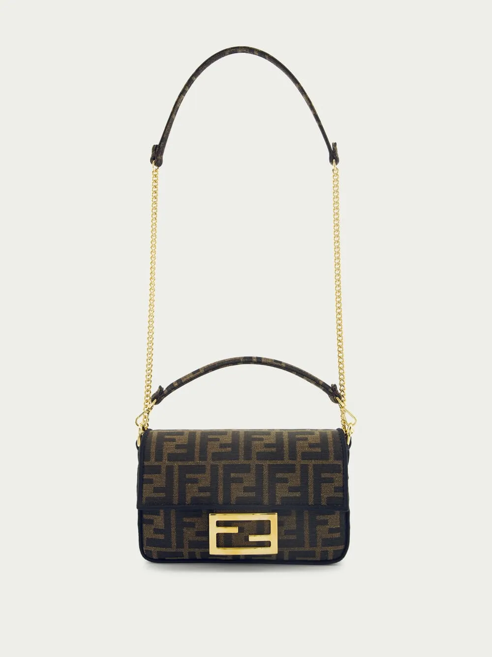 Mini Baguette Jacquard bag