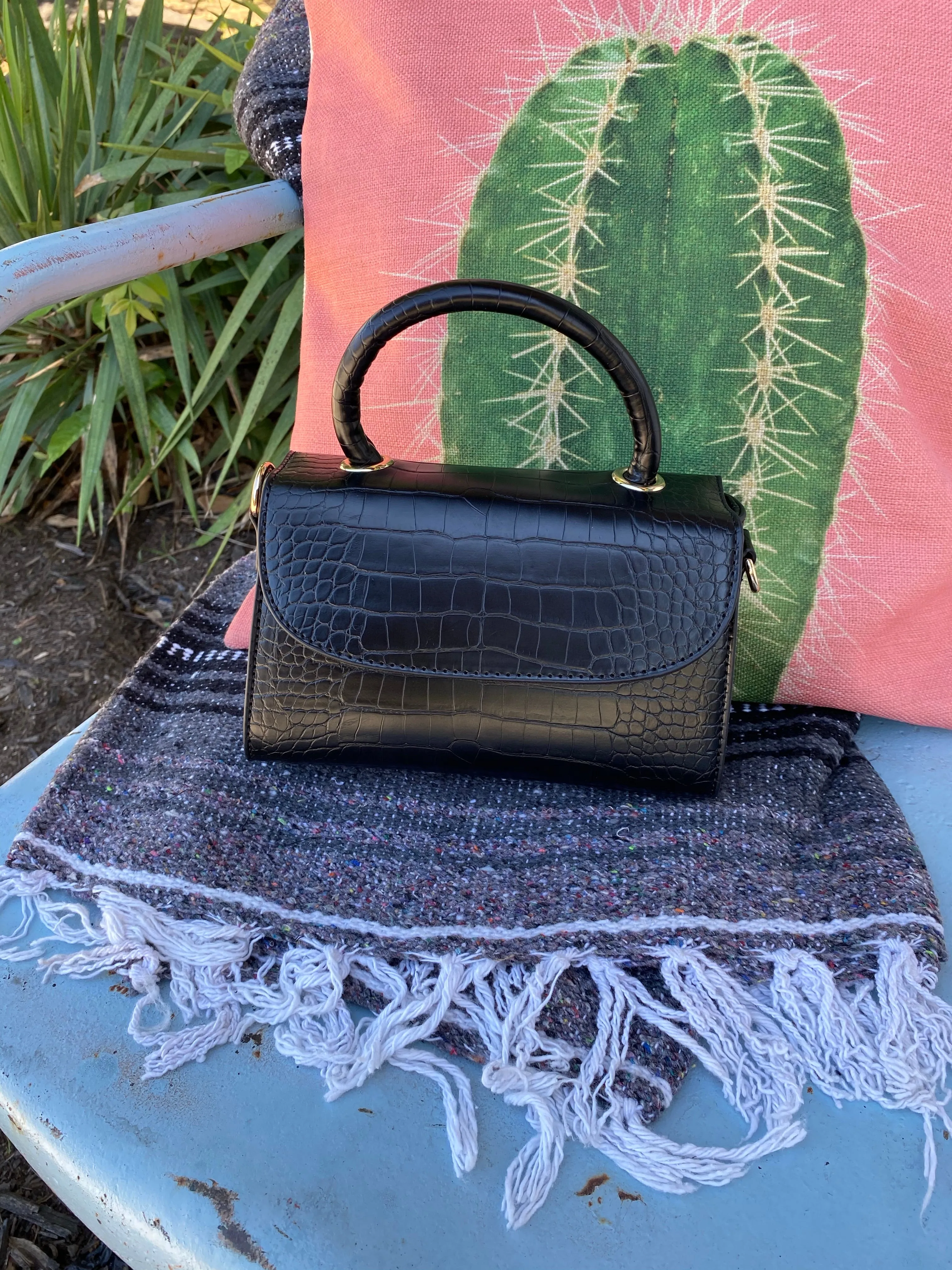 Mini Crocodile Handbag