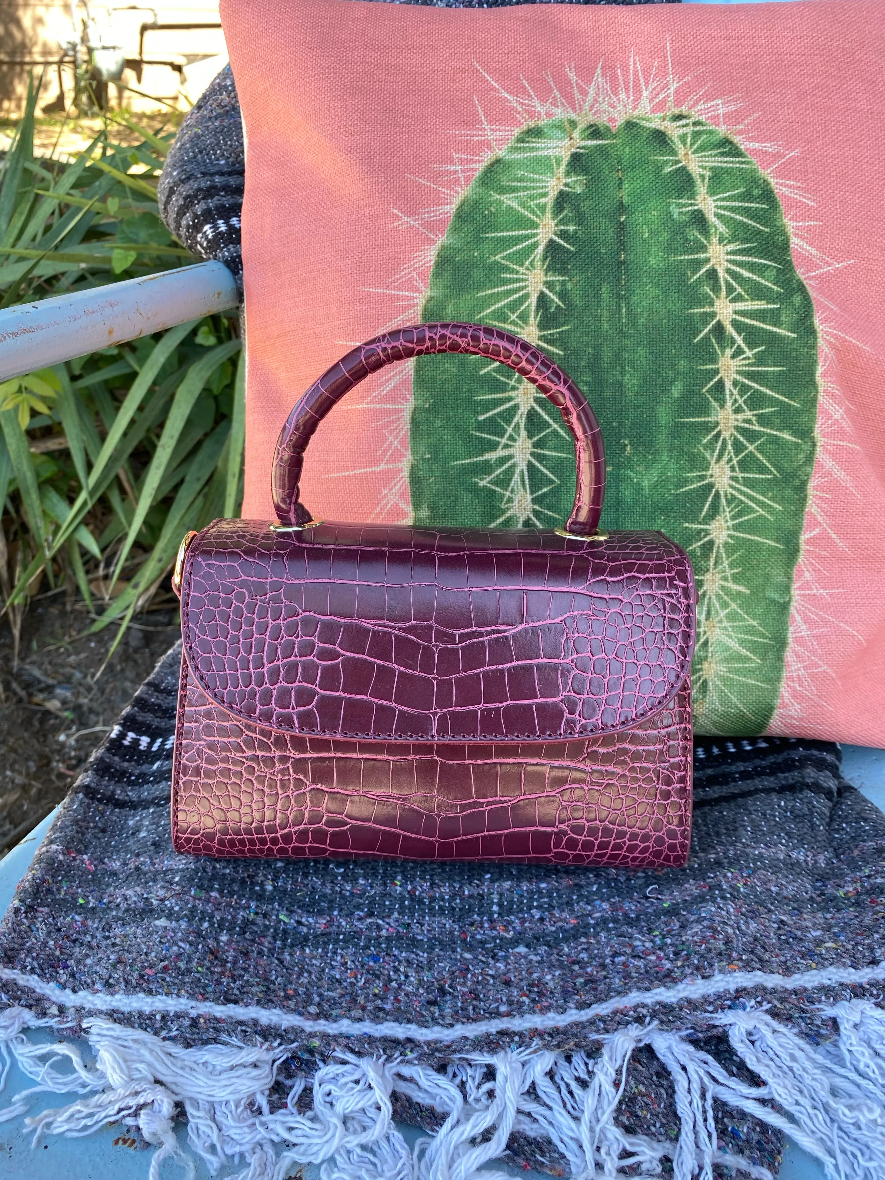 Mini Crocodile Handbag