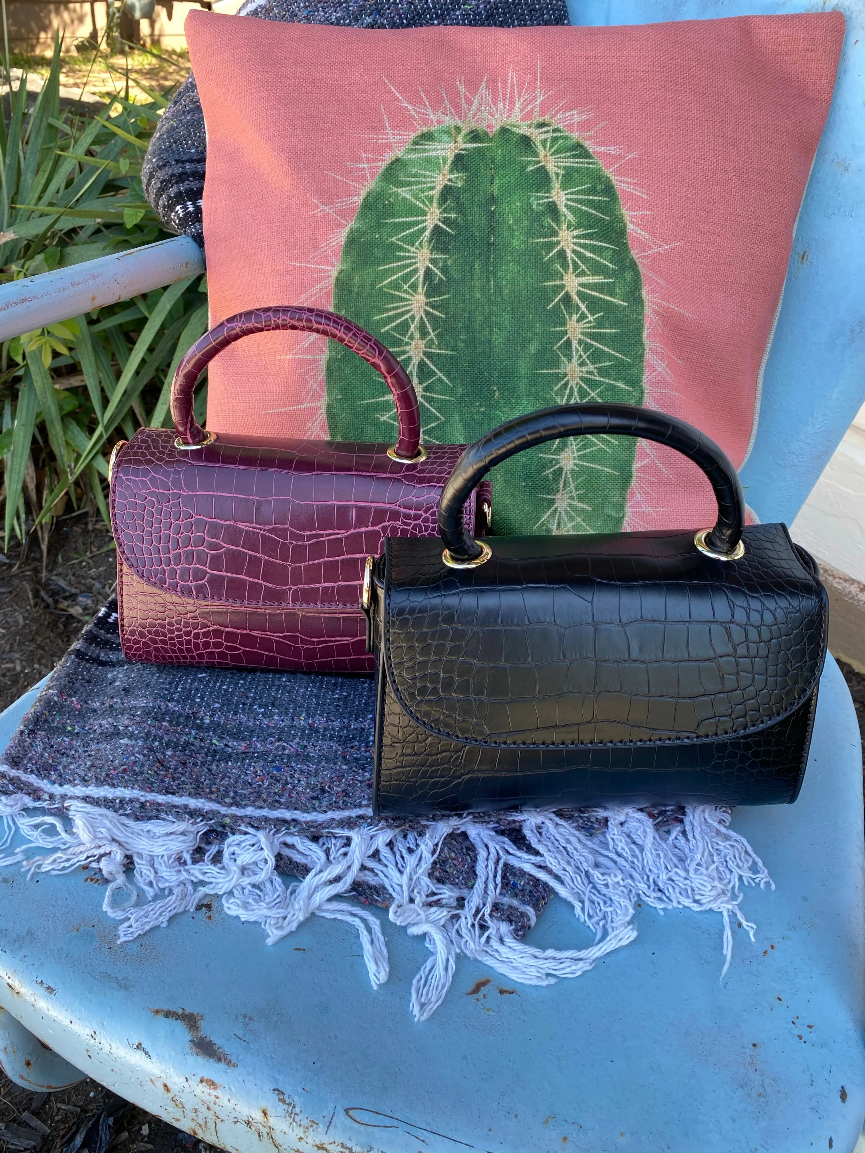 Mini Crocodile Handbag