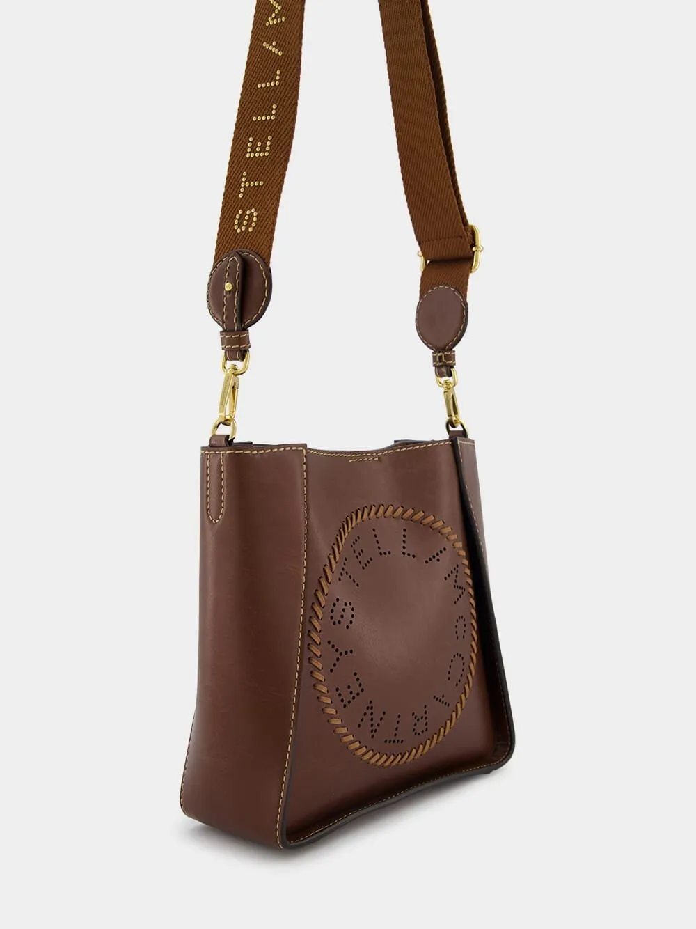 Mini Frayme Bucket Logo-Plaque Bag