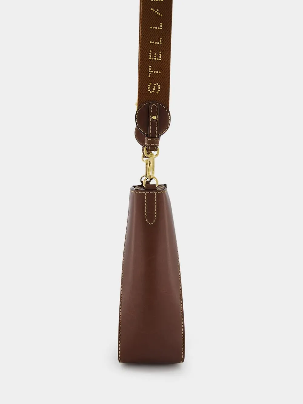 Mini Frayme Bucket Logo-Plaque Bag