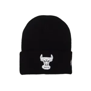 Mitchell & Ness - Chicago Bulls Reflective Team Logo Knit Cuff - Beanie - Black