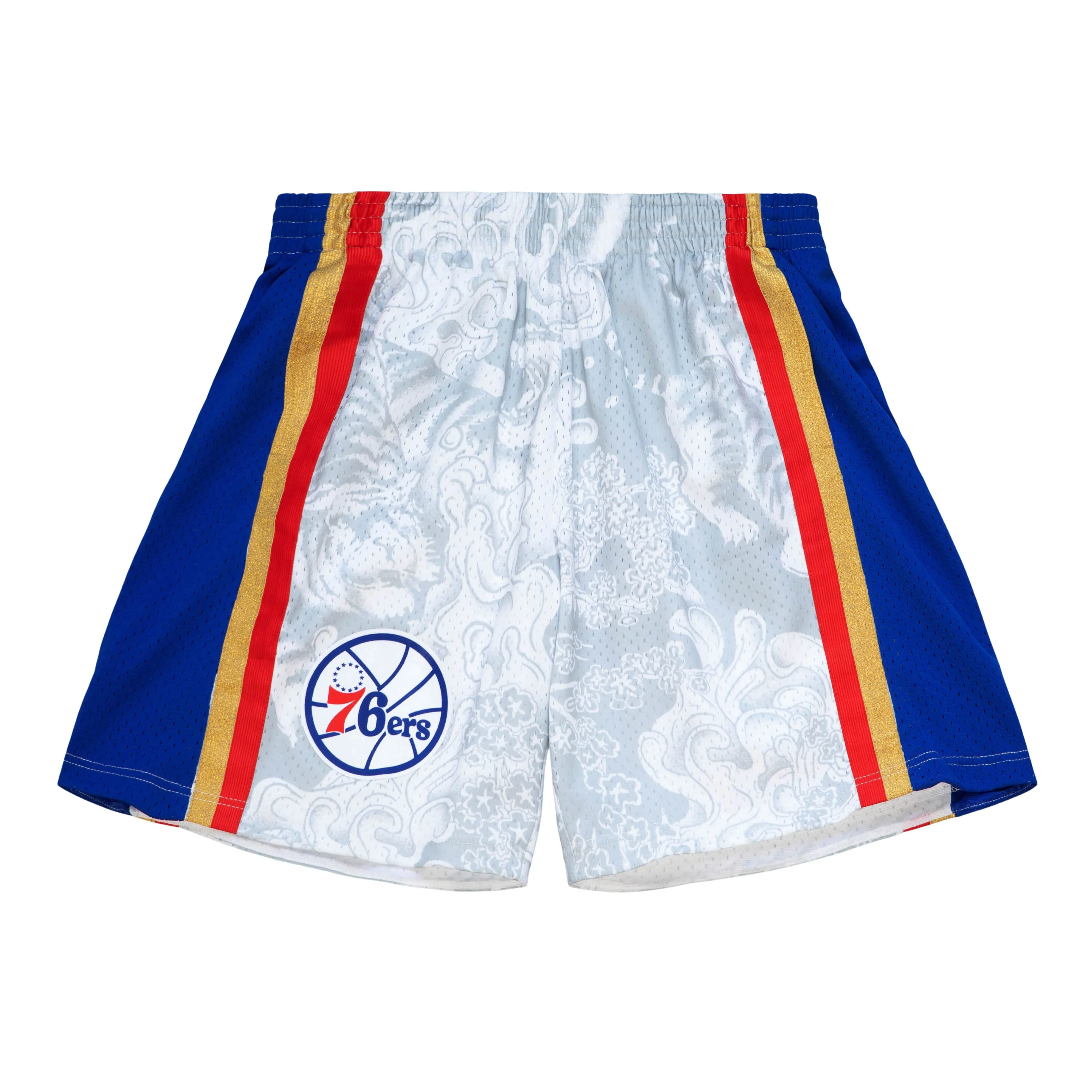 Mitchell & Ness Men NBA Philadelphia 76ers CNY 4.0 Swingman Short White PFSW1249P7696W