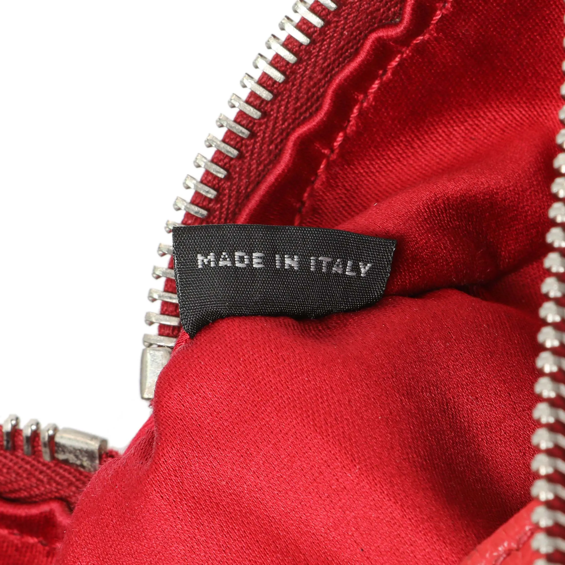 Miu Miu Red Goatskin Tassel Crossbody