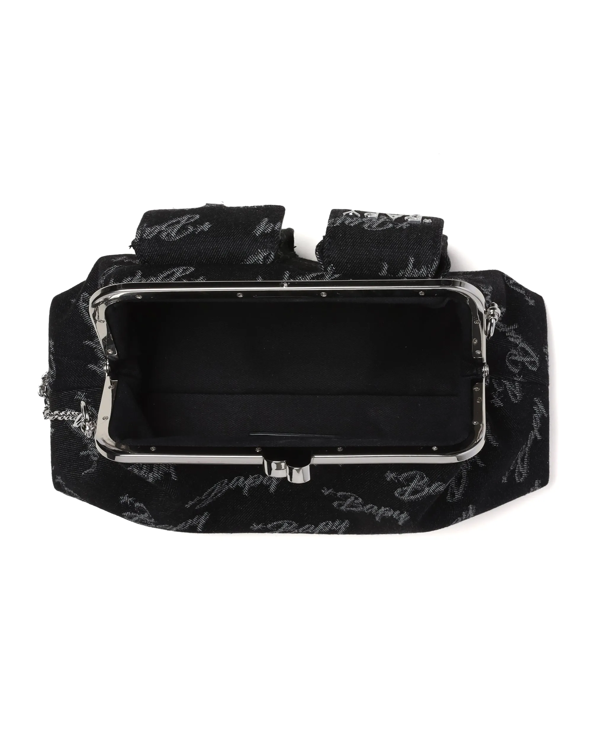 Monogram clasp bag