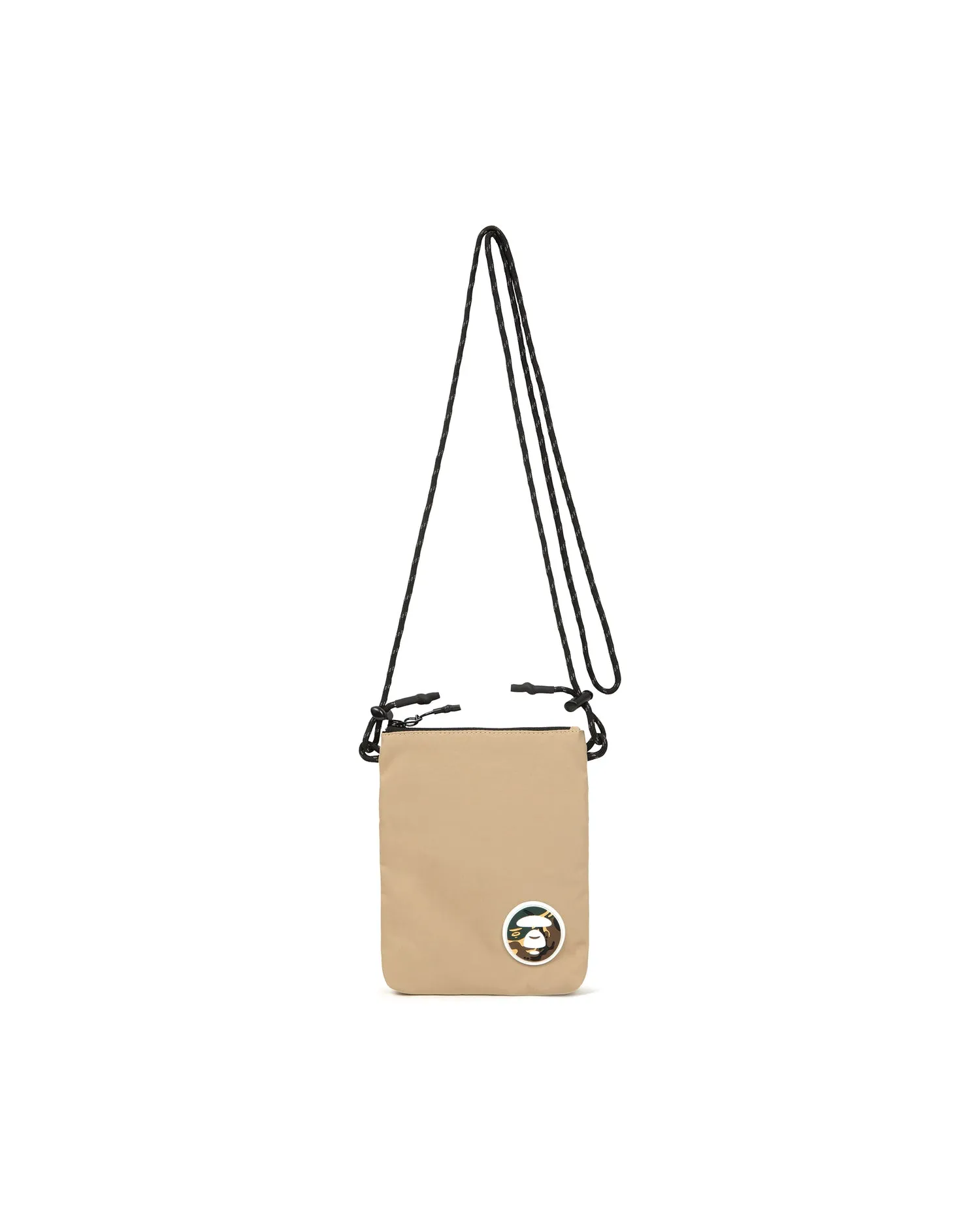 Moonface patch crossbody pouch
