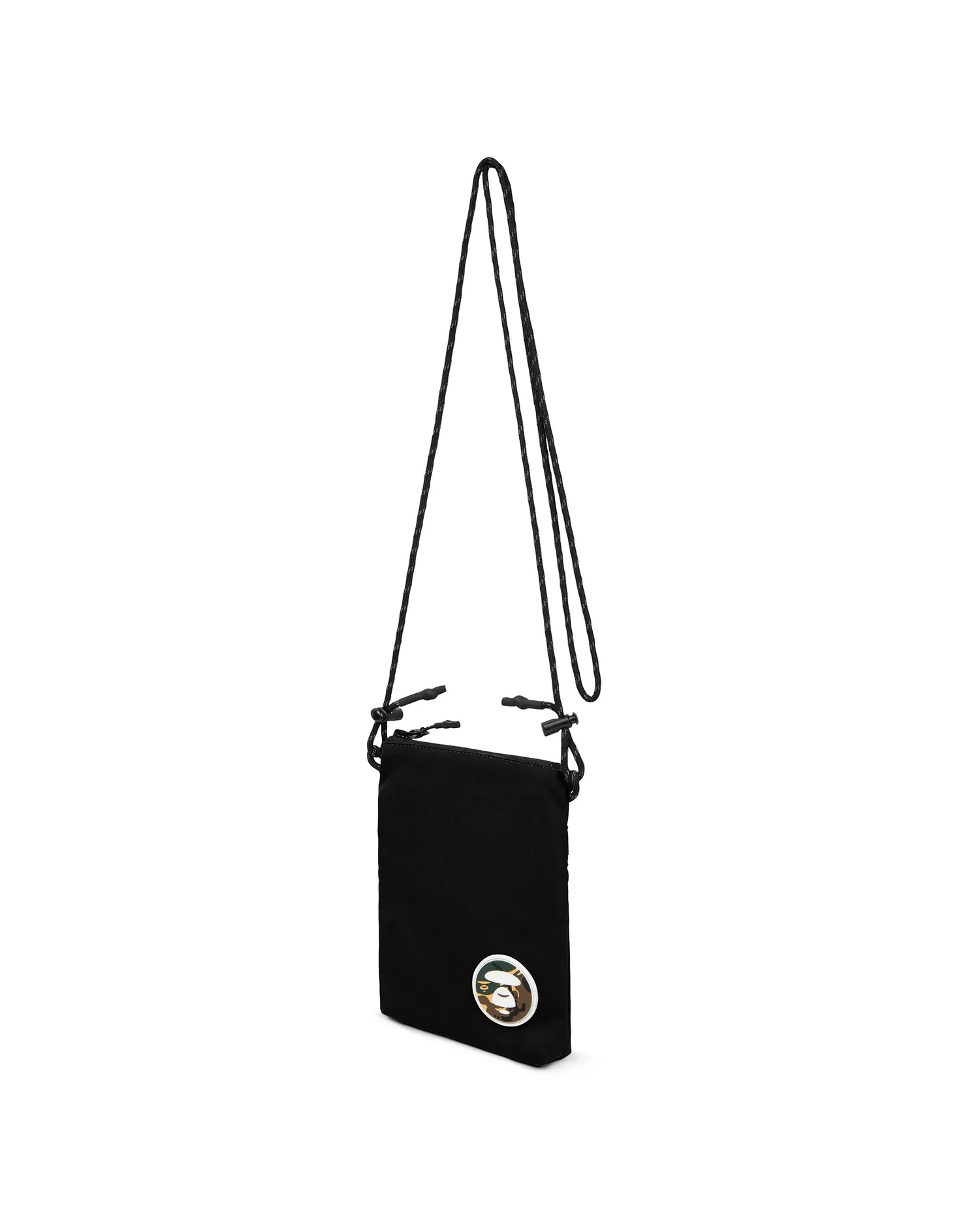 Moonface patch crossbody pouch