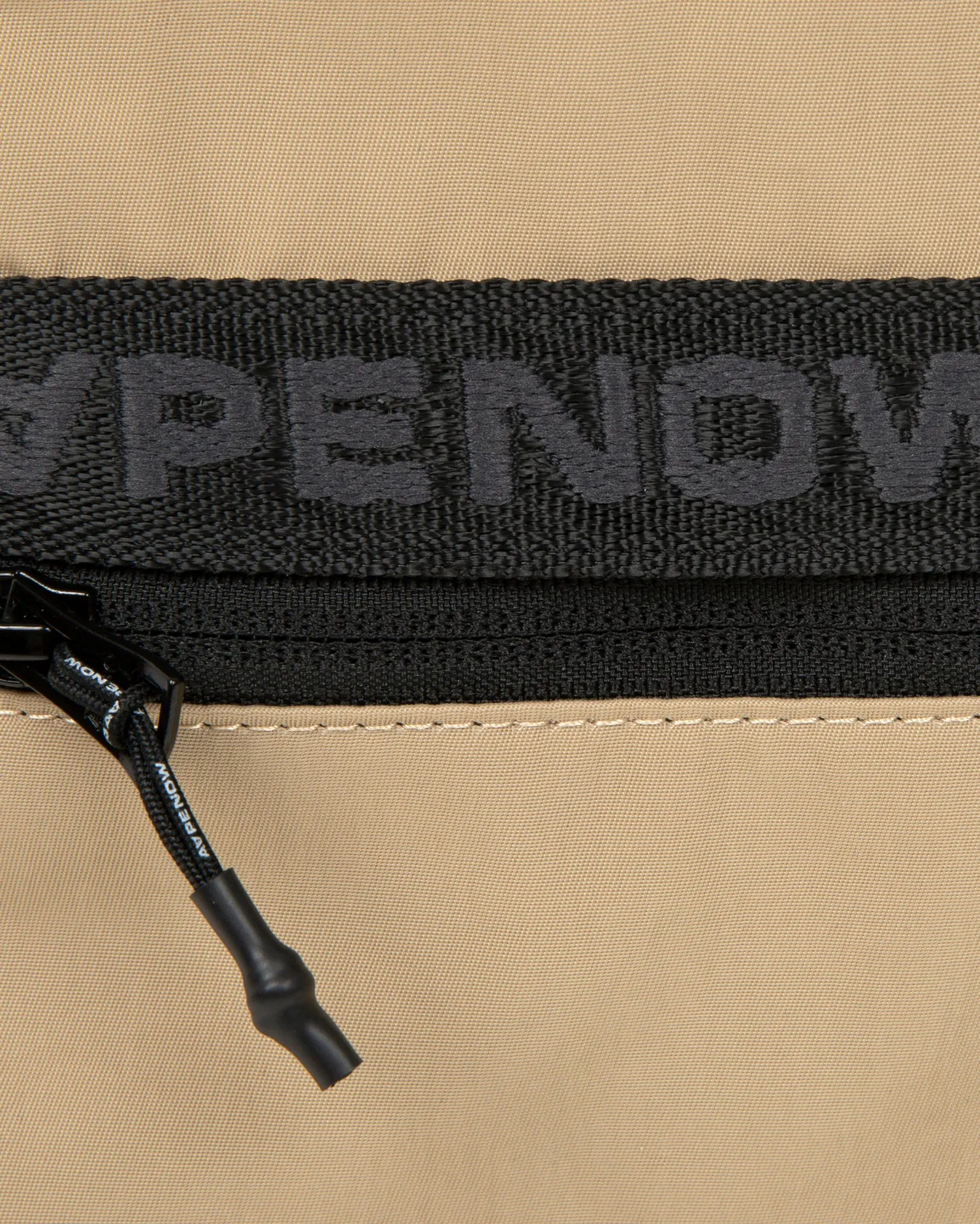 Moonface patch crossbody pouch