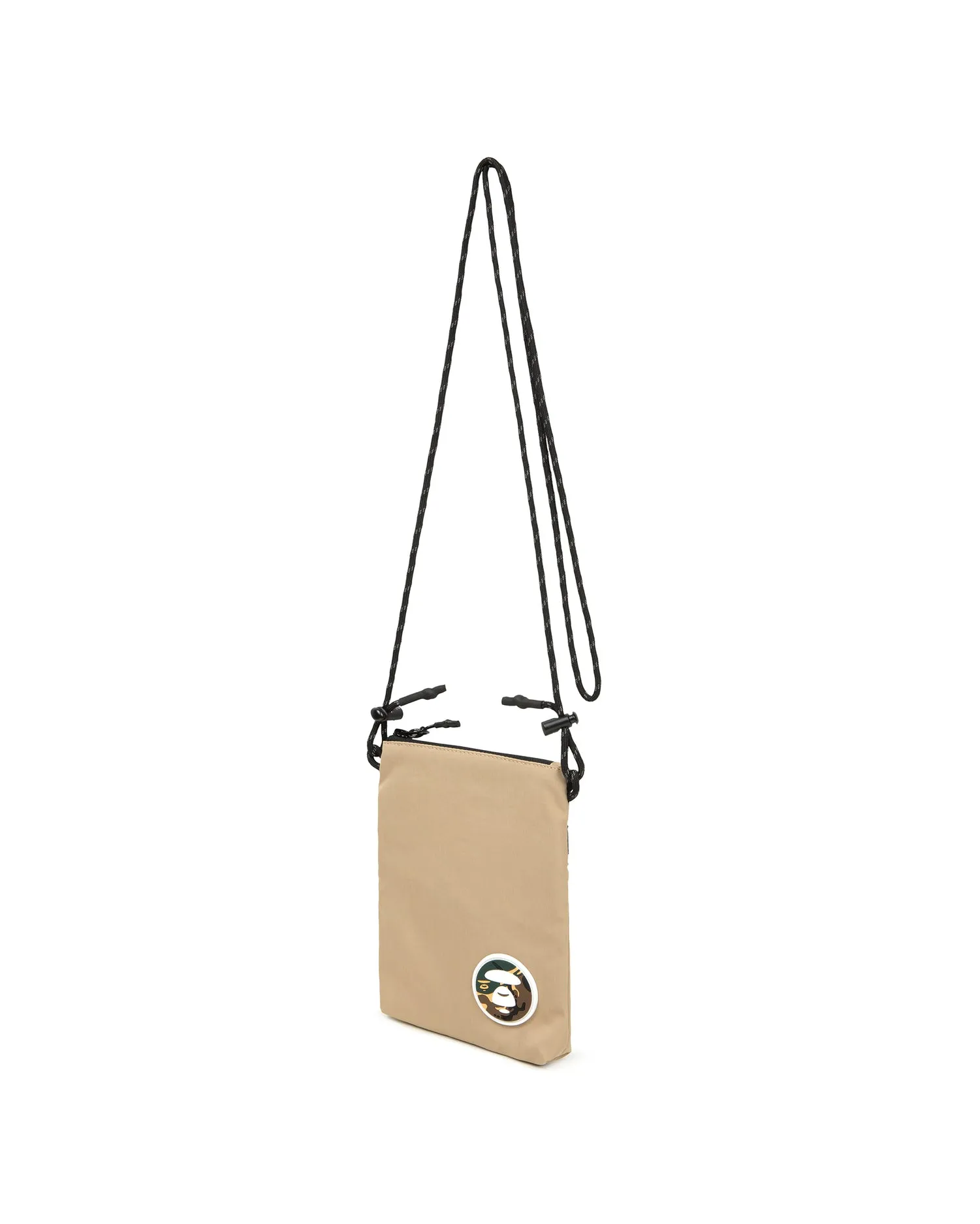 Moonface patch crossbody pouch