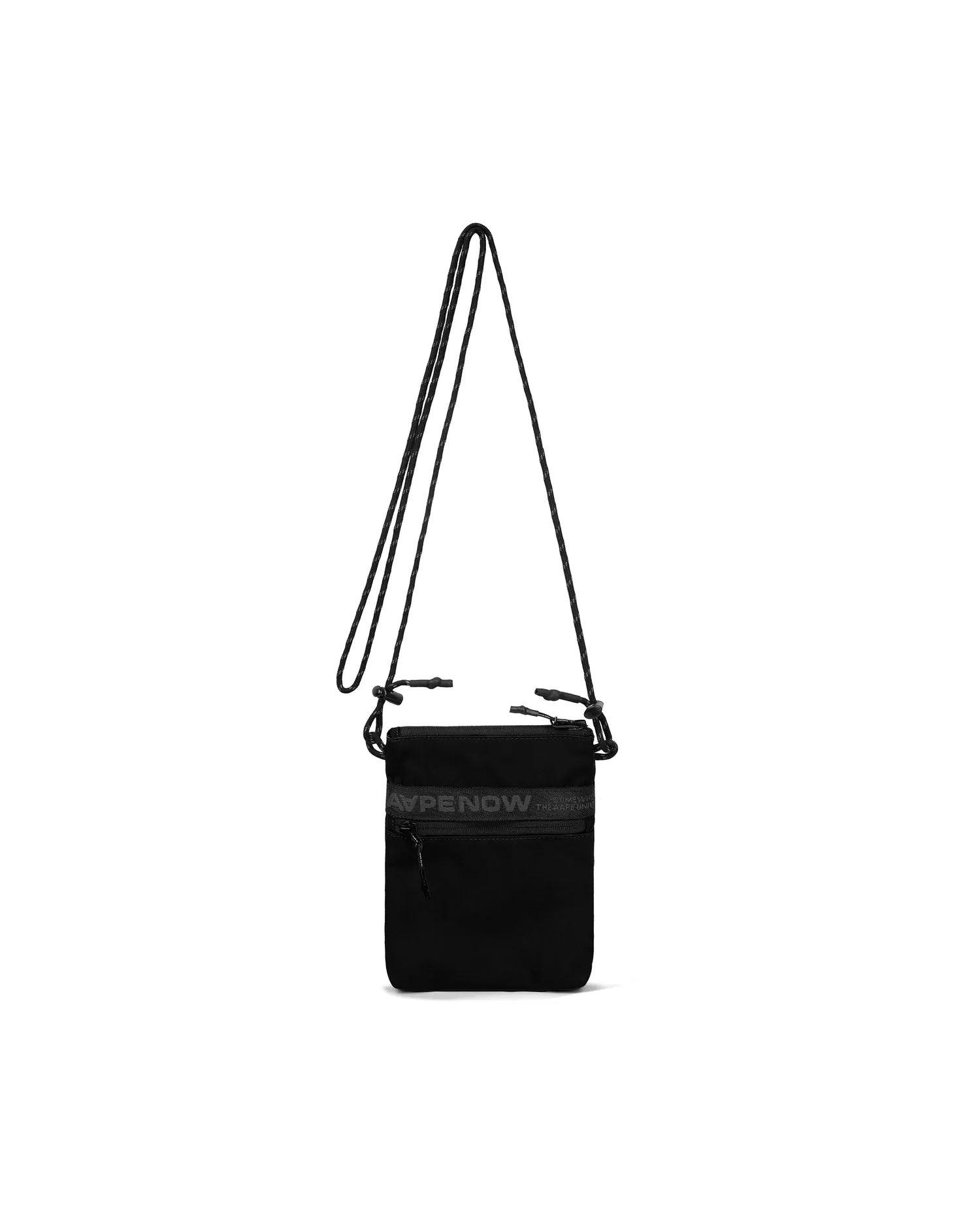 Moonface patch crossbody pouch