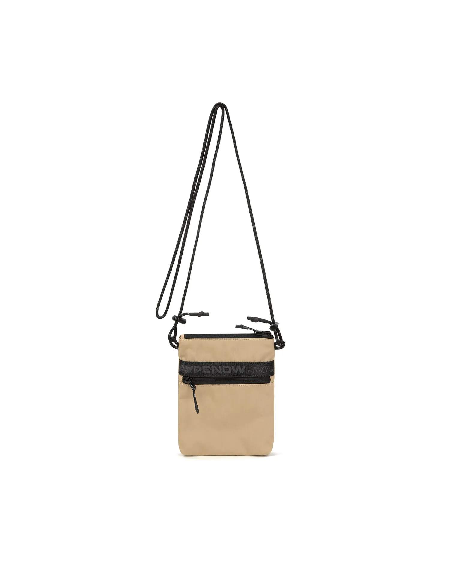 Moonface patch crossbody pouch