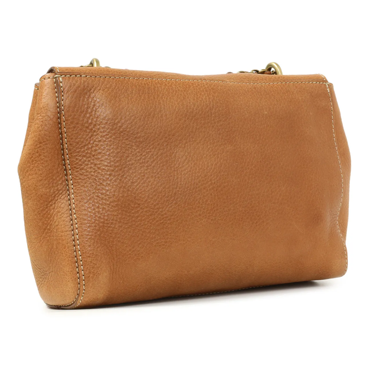 Mulberry Oak Glossy Goatskin Small Lily Flap