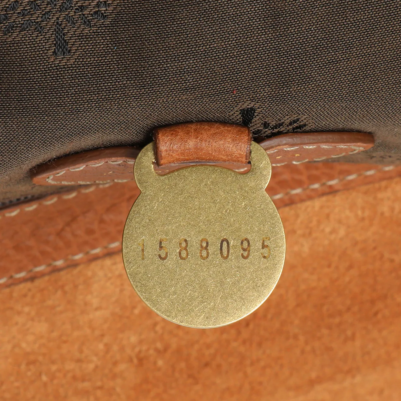 Mulberry Oak Glossy Goatskin Small Lily Flap