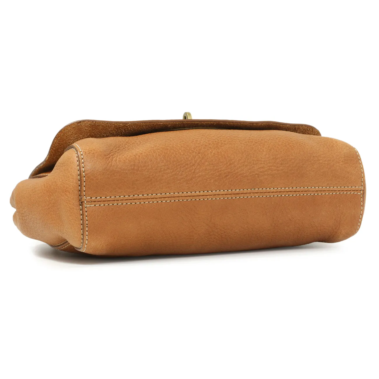 Mulberry Oak Glossy Goatskin Small Lily Flap